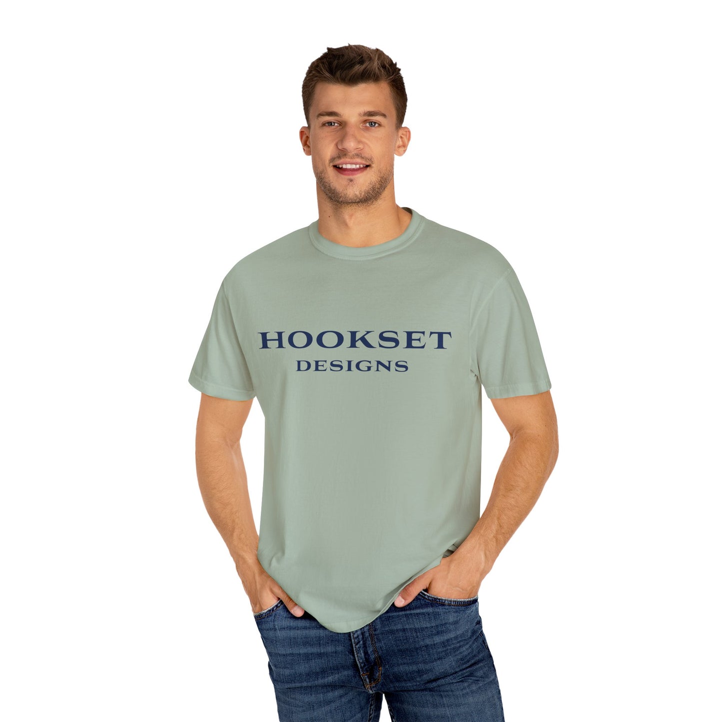 Hookset Designs Flagship Logo Garment - Dyed T-shirt
