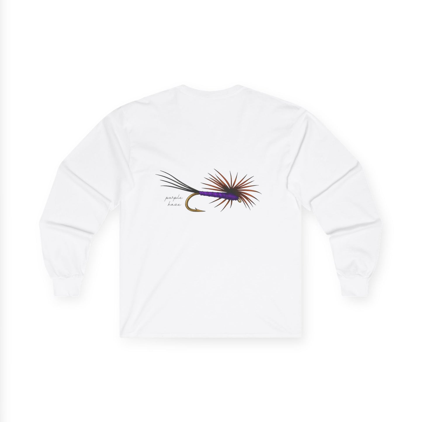 Purple Haze Dry Fly Original Design Tee Shirt - Unisex Ultra Cotton Long Sleeve Tee