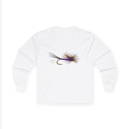 Purple Haze Dry Fly Original Design Tee Shirt - Unisex Ultra Cotton Long Sleeve Tee