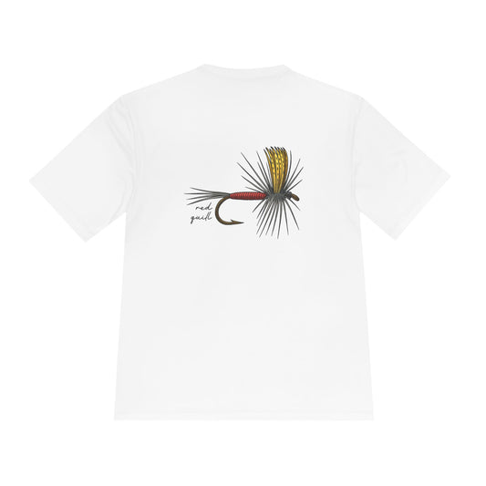 Red Quill Dry Fly Original Design Tee Shirt - Unisex Moisture Wicking Tee