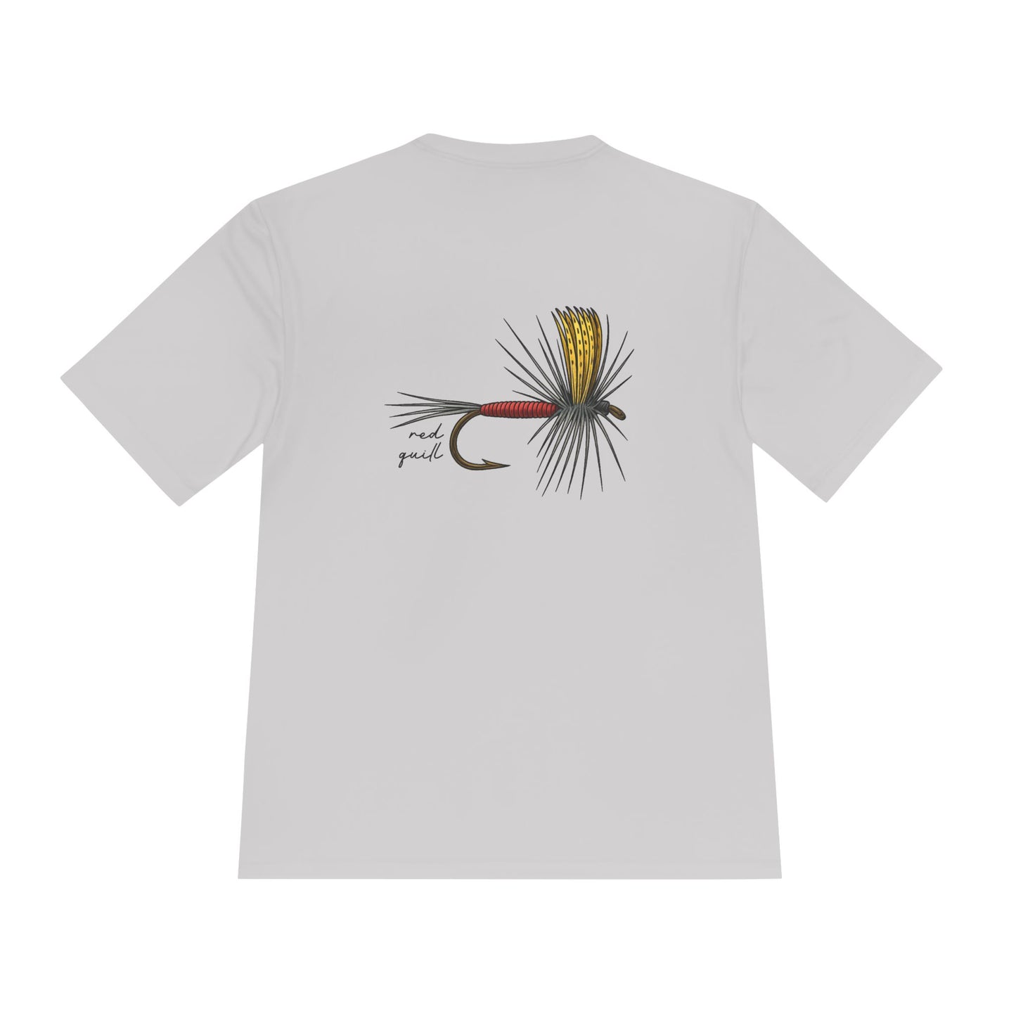 Red Quill Dry Fly Original Design Tee Shirt - Unisex Moisture Wicking Tee